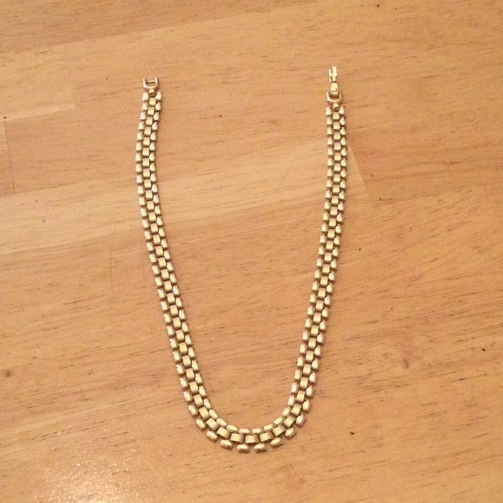 Monet gold chain necklace